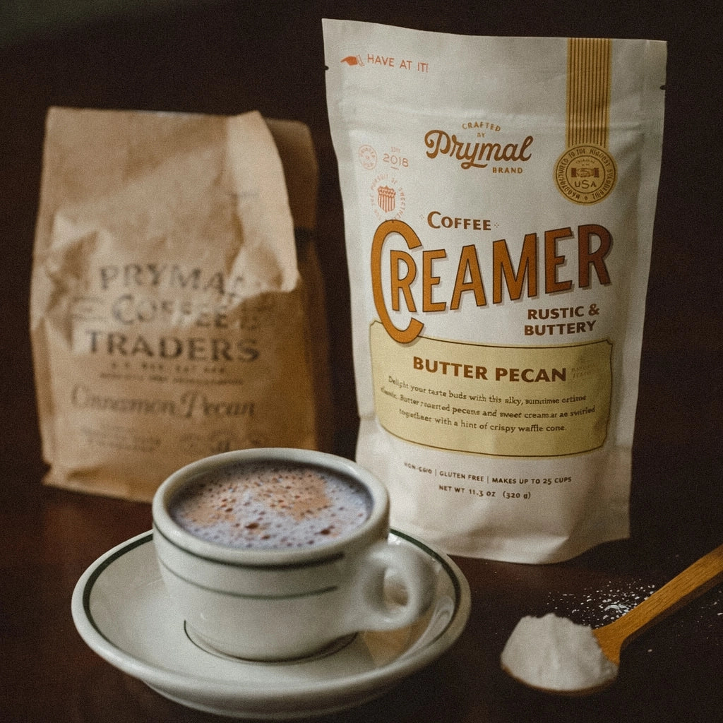 Prymal Butter Pecan Sugar-Free Healthy Coffee Creamer - Lifestyle