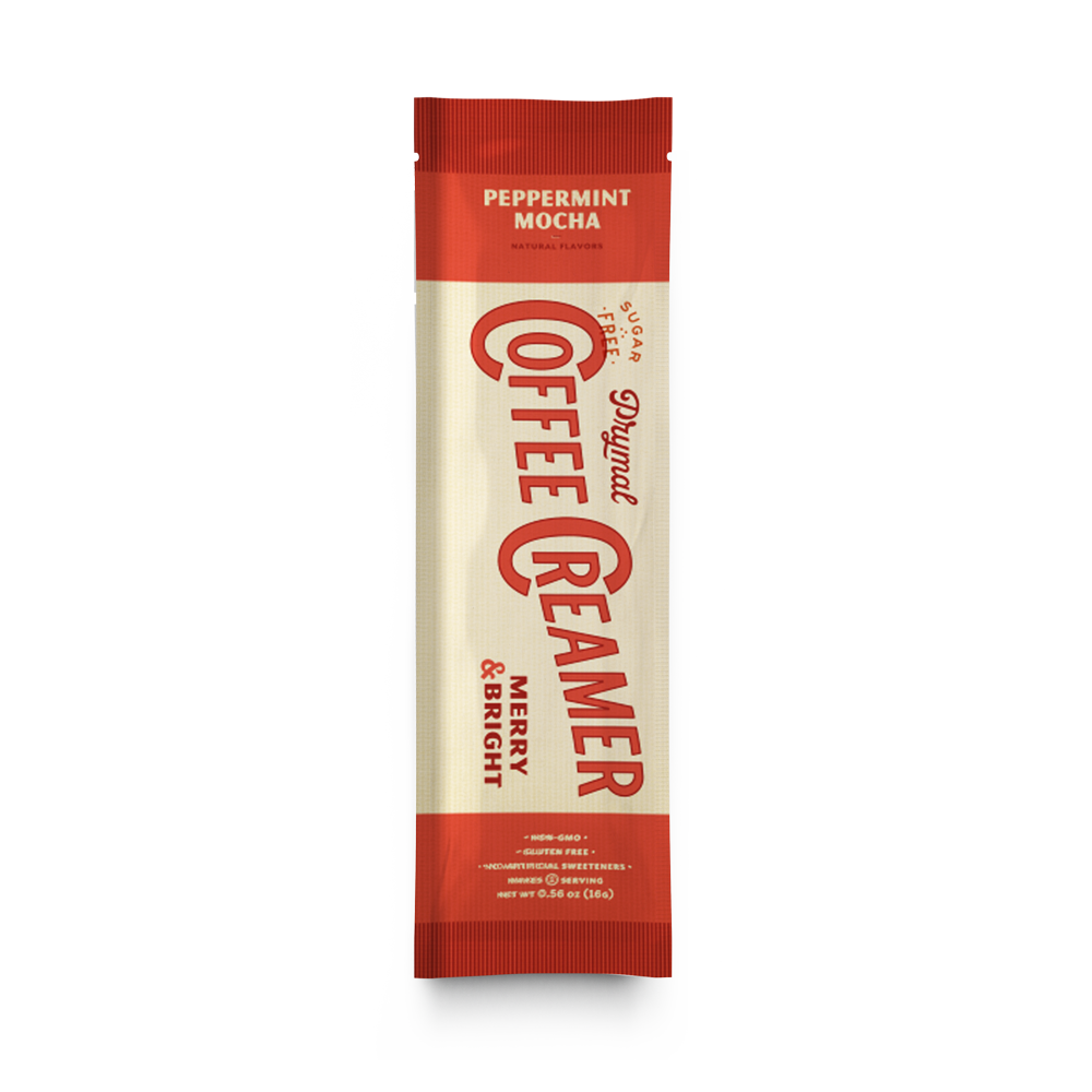 Peppermint Mocha Coffee Creamer - Keto Friendly Sugar Free Non
