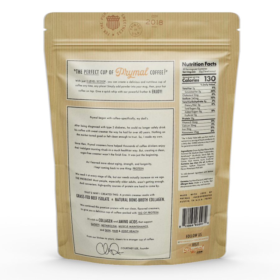 glp 1 coffee creamer Cacao Mocha Protein Coffee Creamer - GLP-1 Friendly
