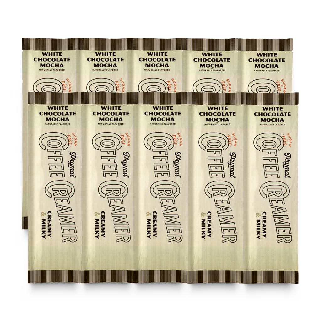 White Chocolate Mocha Sugar-Free Coffee Creamer | Prymal – Prymal White Chocolate Mocha Sugar-Free Coffee Creamer | Prymal – Prymal
