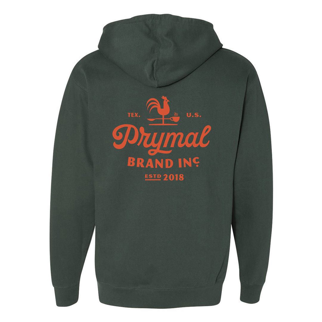 Premium Hoodie "The Rooster" Tavern Green