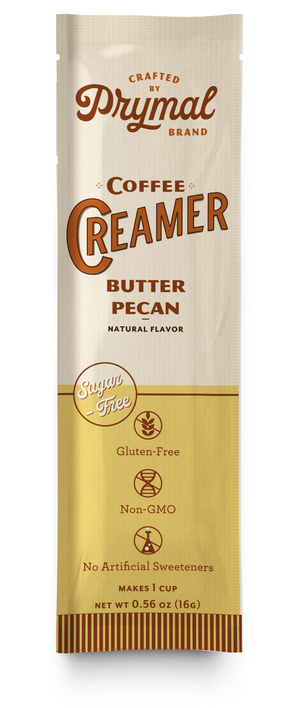 Butter Pecan Coffee Creamer - Keto Friendly Sugar Free Non-Dairy Low Carb –  Prymal Coffee Creamer